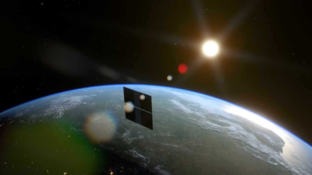 Concept of data center in space